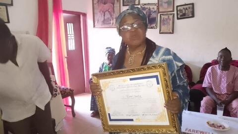 Recognition of Dr Elisabeth's linguistic work